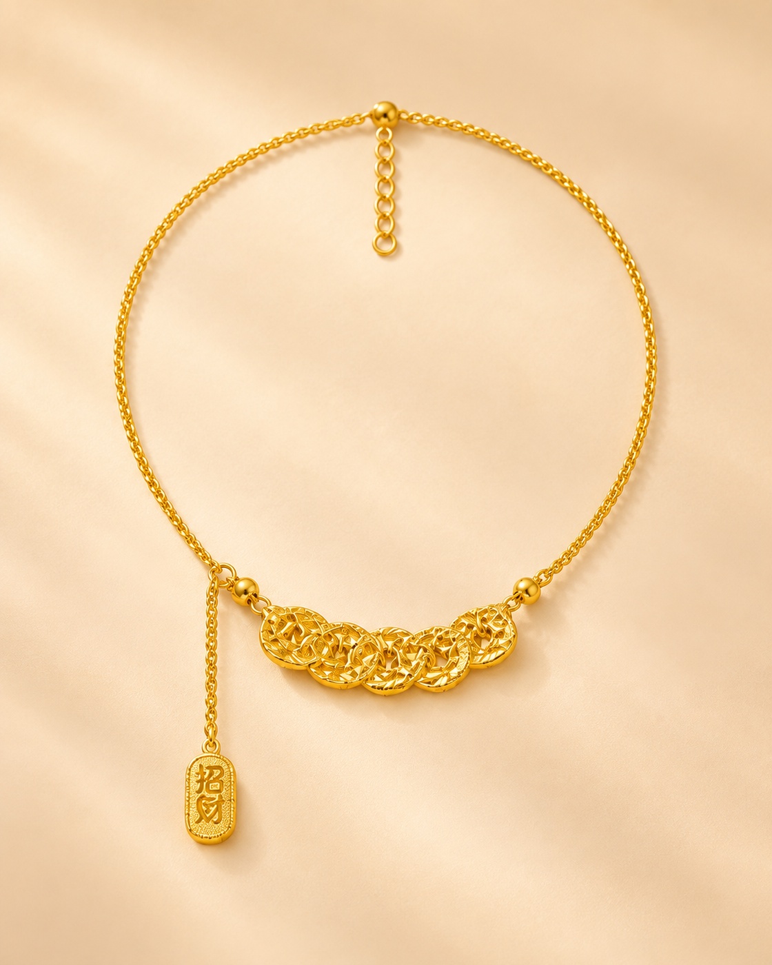 01-main Coin Pendant Necklace - Image 1