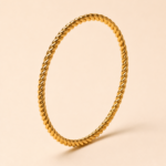 Dune Rope Bangle golden jewelry product view