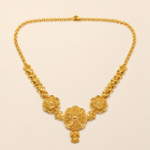 Sultana Fringe Necklace golden jewelry product view