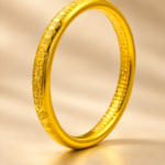 Rounded-Profile Hundred Blessings Bangle