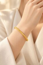 Fortune Crushed-Ice Dragon-Scale Bangle - Image 2