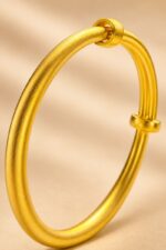 Antique Plain Sliding Bangle - Image 3
